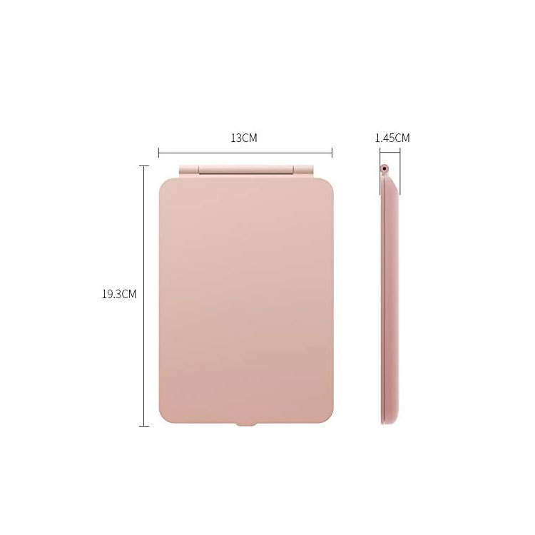 LED touch makeup mirror with light Flip portable folding mirror lightweight makeup mirror Lady mirror makeup mirror manufacturer