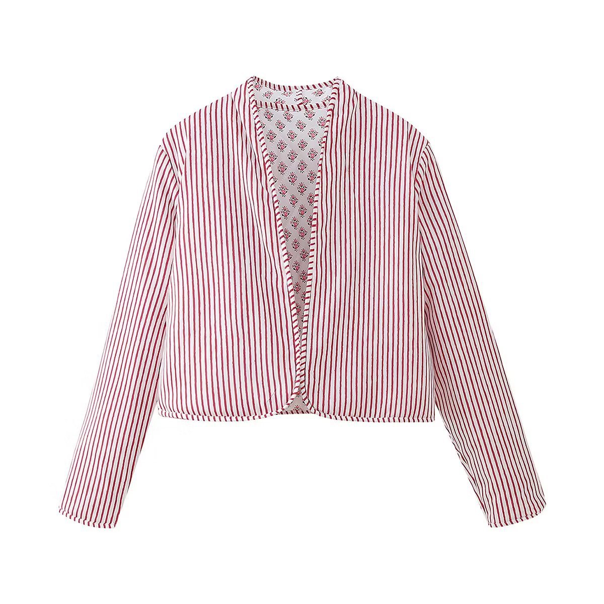 Fall 2023 new European and American cross-border women's clothing street fashion personality double-sided quilted jacket w028 5876_voghion.com