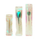 Red double-sided transparent rainbow self-sealing strip * 6x15cm