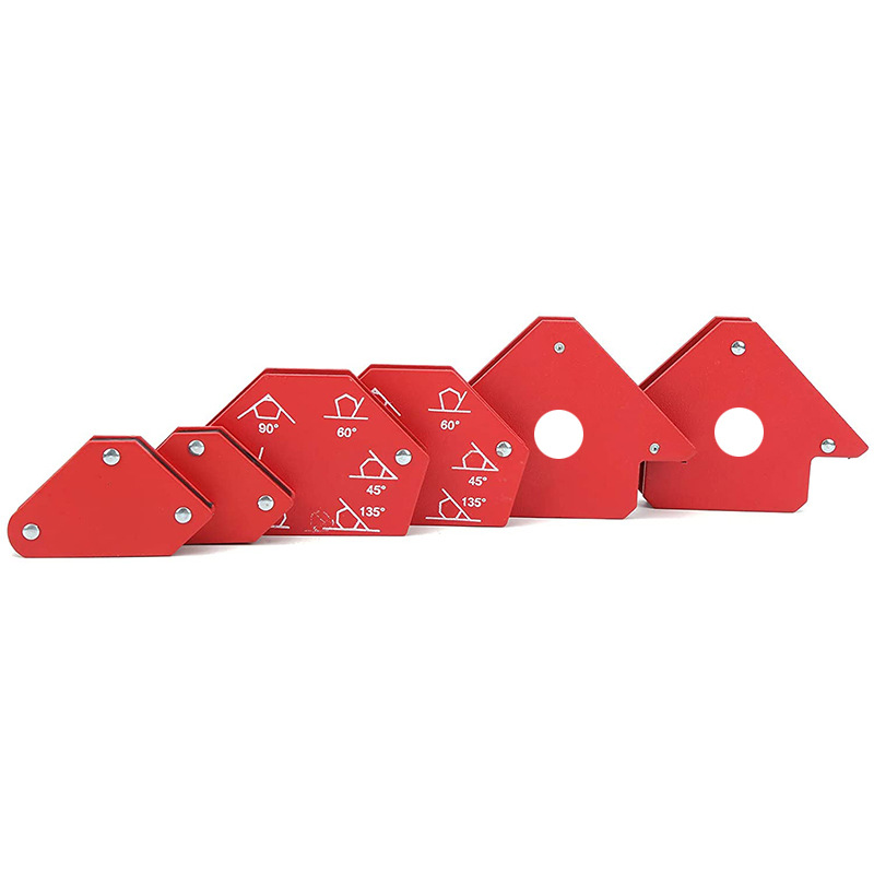 6pc strong magnetic welding locator electric welding auxiliary bracket magnetic iron absorption right angle magnet oblique angle multi-angle