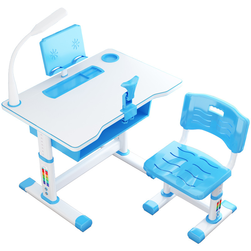 Children's Desk Liftable Learning Table and Chair Set Children's Homework Learning Home Writing Desk and Chair Set
