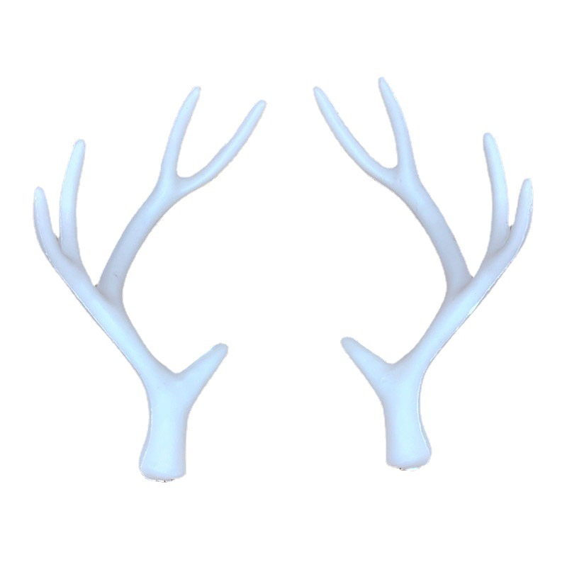 Simulation antlers Christmas decoration flocking antlers headwear diy accessories material hairband Carson female photography props