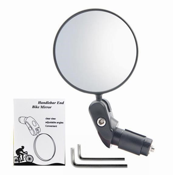 Bicycle rearview mirror mountain road car foldable convex rearview mirror universal mirror riding equipment