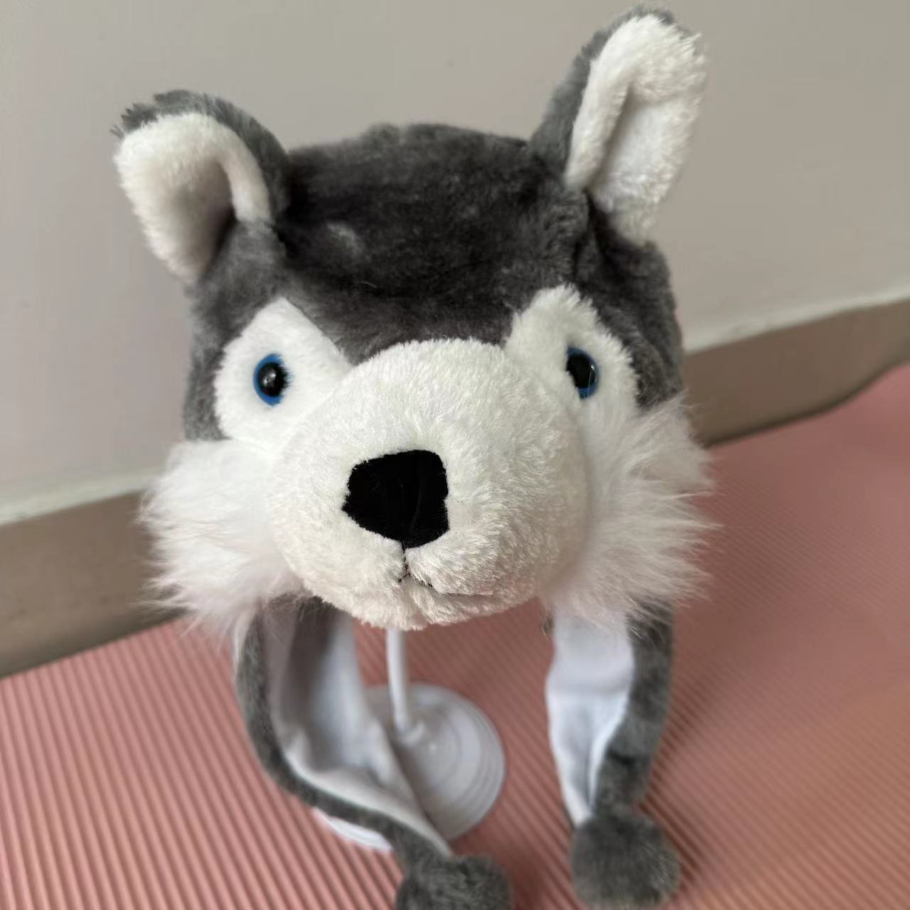 網紅狼狗頭套帽子灰太狼小紅帽大灰狼少女心動物可愛表演拍照道具