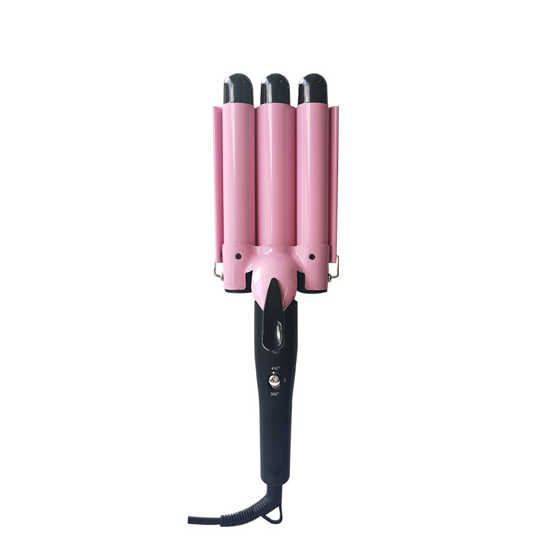 Cross-Border Curling iron water ripple three-tube curling stick egg roll stick bubble noodle roll shape factory direct sales