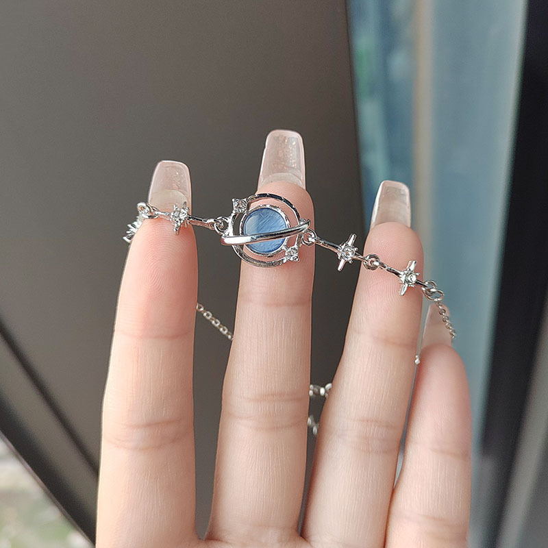 A generation of Blue Planet bracelet ins niche design Xinghe luxury niche girlfriends new jewelry women