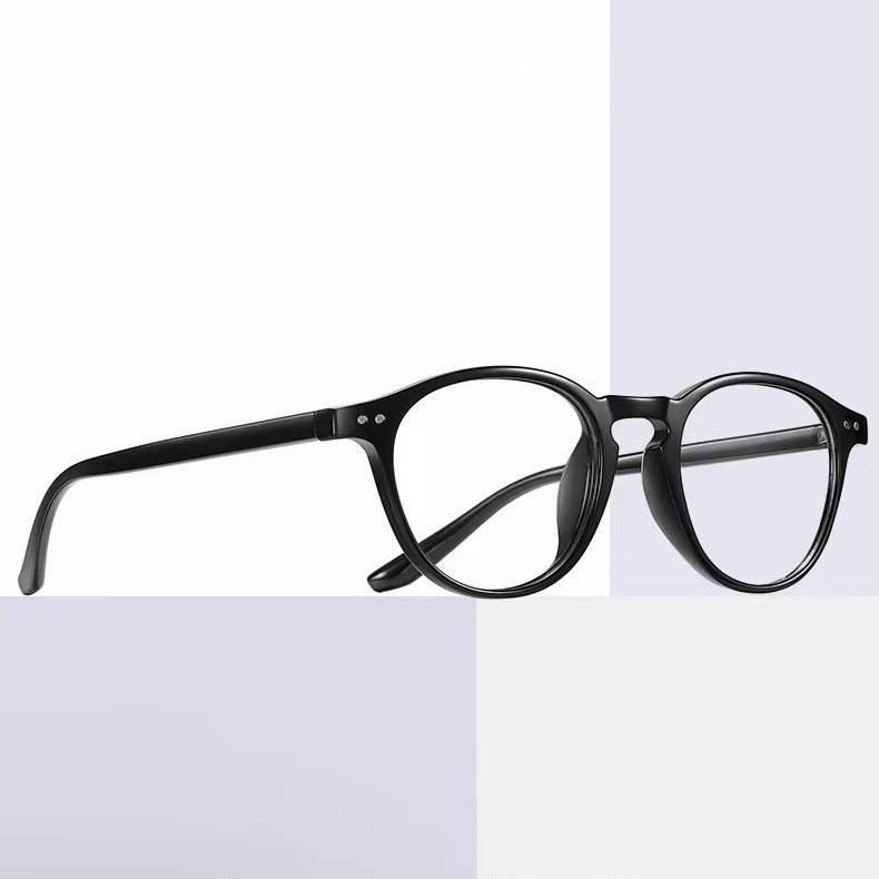New anti-blue light PC reading glasses men and women round frame HD elderly glasses watch computer reading goggles wholesale