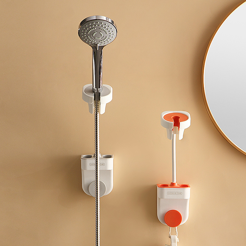 Household Lazy Hair Dryer Bracket Wall Hanging Hole-free Hair Dryer Rack Universal Shower Rack Hair Dryer Rack