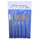 Three-pointed woodworking flat drill 10-25mm woodworking hole opener 6PCs suit hexagonal handle titanium-plated wood drilling bit