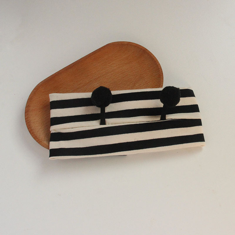 Baby Fontanelle Hat Summer Hair Band Empty Top Hat Spring and Autumn Thin Baby Headband Newborn Fetal Hat Bee Cute