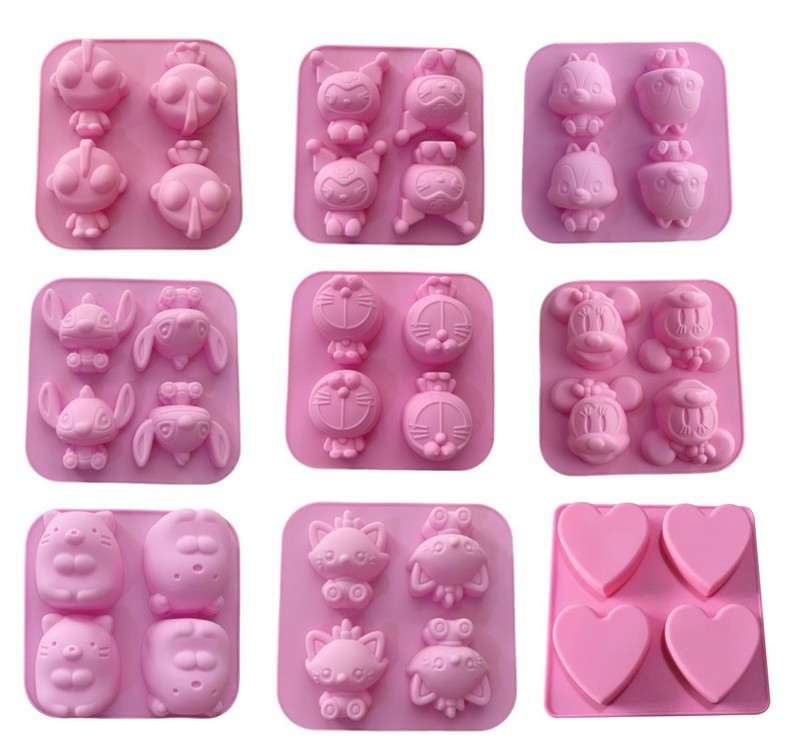 白凉粉児童ゼリー専用食品級シリカゲル金型鉢子餅プリン漫画クーロミ家庭用蒸し餅|undefined