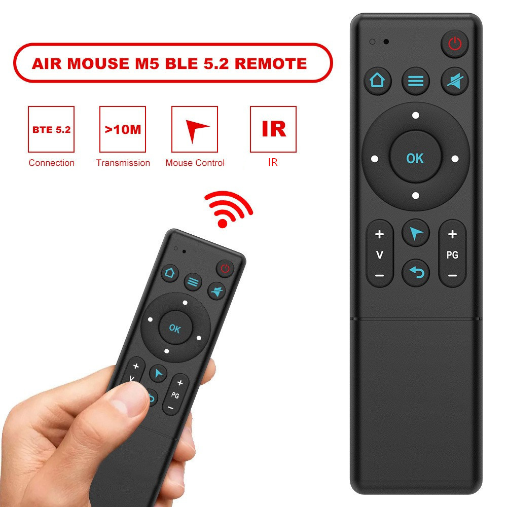 Private Mold M5 Bluetooth Remote Control Infrared Learning Remote Control Android TV Box TV Projector Remote Control