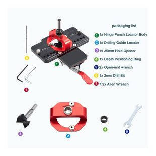 Woodworking 35mm hinge hole opener cabinet door hinge hole locator hinge drilling installation auxiliary tool