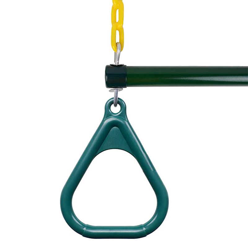 Amazon trapezoid Swing Swing Rod hanging ring Children fitness ring swing suit accessories with lock heavy monkey stick