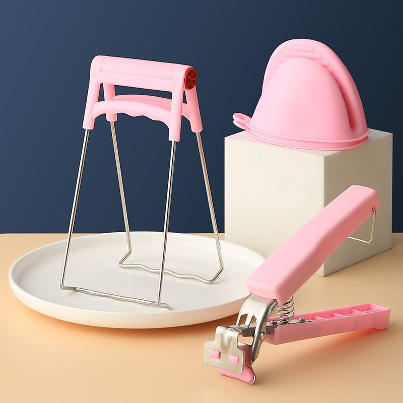 Anti-scald Clip Bowl Clip Anti-skid Household Kitchen Artifact Clip Plate Clip Pan Ticker Bowl Ticker Casserole Steaming Vegetable Clip