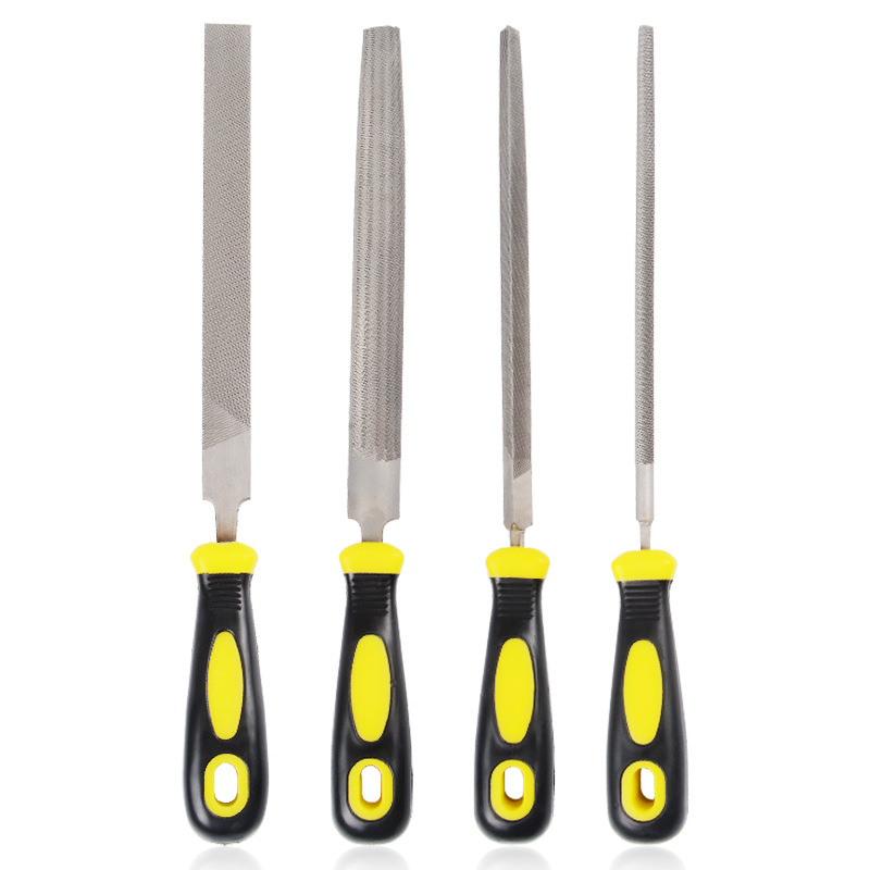 File bench high carbon steel file Triangle flat plate semicircle file hand grinding iron rubbing woodworking metal grinding tool
