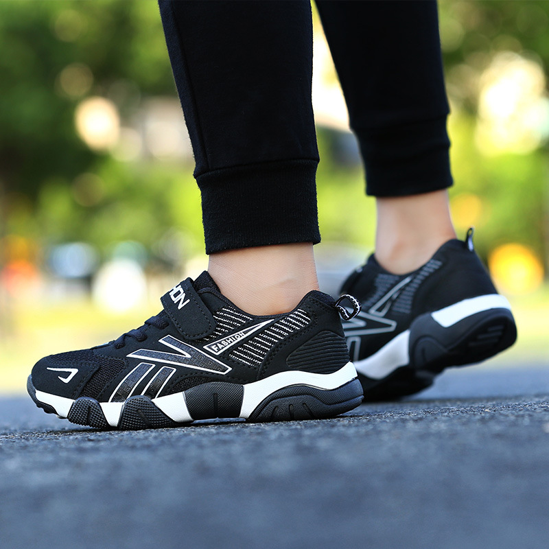 Children's shoes boys sports shoes waterproof anti-slip mesh breathable walking shoes for children and primary school students [factory direct camp]]