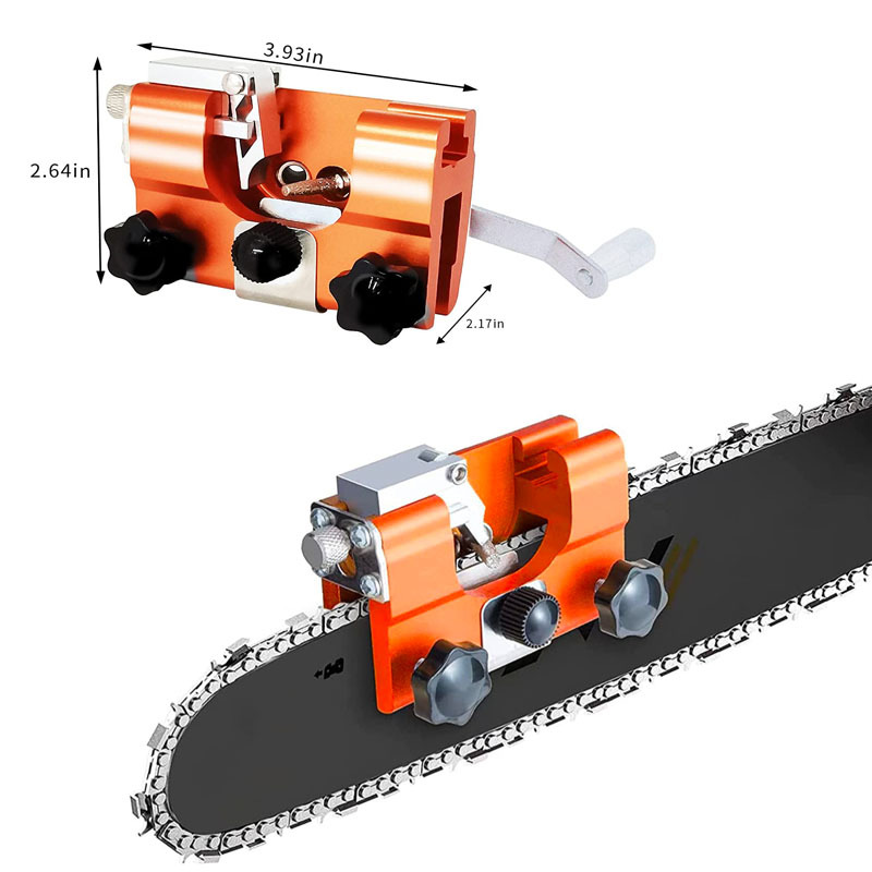 New hand chain grinder portable household hardware tool accessories grinding chain clamp chain saw sharpener spot