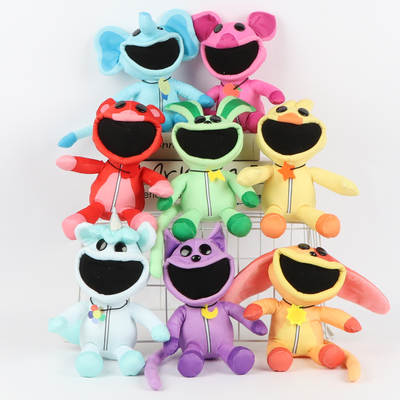 Cross-border new smiling critters horror game peripheral smiling animal plush toy Christmas gift