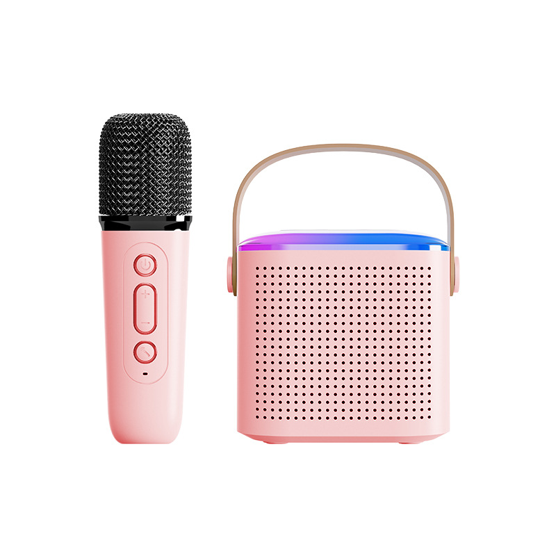 Outdoor portable Bluetooth speaker wireless microphone audio home karaoke Bluetooth Speaker Microphone integrated microphone