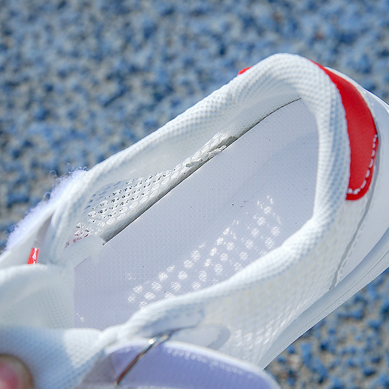Children's net shoes 2023 new spring and summer men's and women's net surface small white shoes medium and large children's hollow student Net panel shoes tide