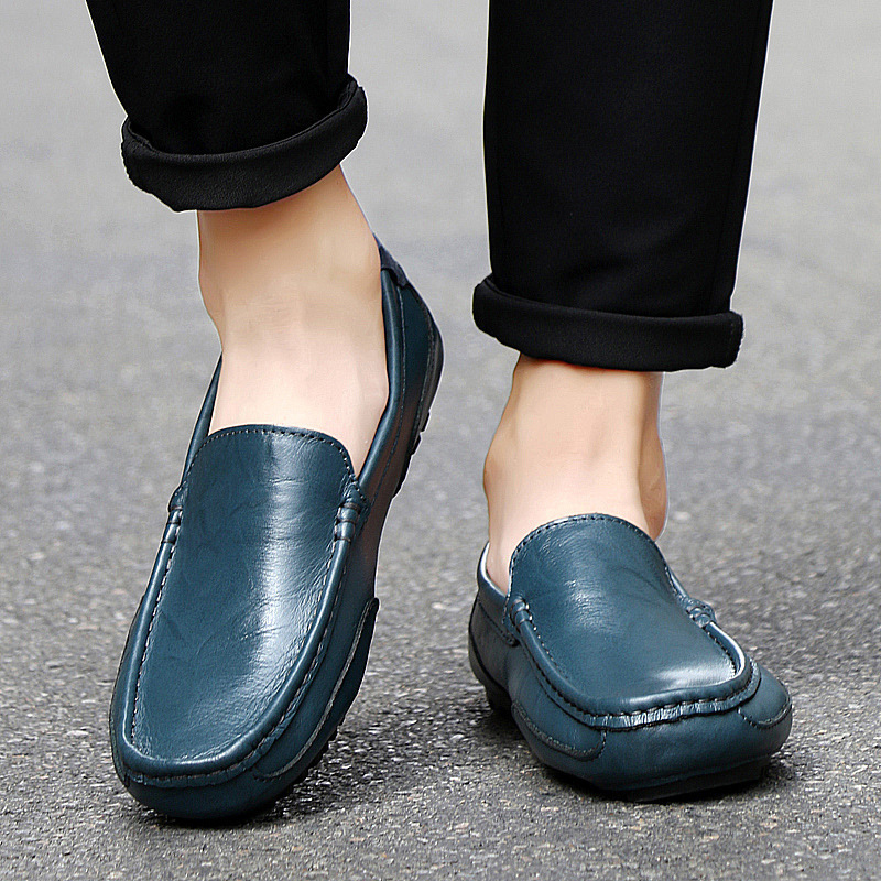 Amazon Doug Shoes Men's Lazy Shoes Large Size Men's Shoes Casual Men's Shoes Trendy Shoes Leather Shoes Cross-border Foreign Trade 2028