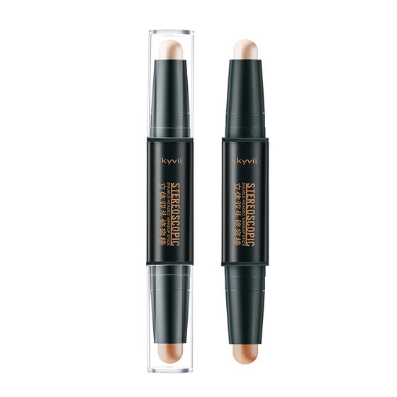 skyvii double-headed trimming stick brightens nose shadow highlight stick V face makeup shadow pen dual-purpose trimming stick wholesale