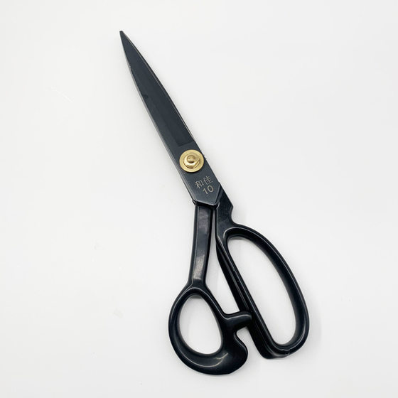 Tailor scissors wholesale carbon steel tailoring large black clothing scissors 10 inch 11 inch 12 inch industrial cloth cutting scissors