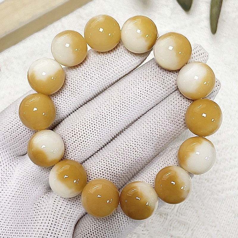 Bodhi root bracelets thin colored Bodhi round beads men's and women's bracelets around the finger soft Wen play beads rosary beads factory direct sales