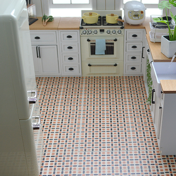 6 points 12 points OB11 doll house floor blythe small cloth bjd tile floor model photo props