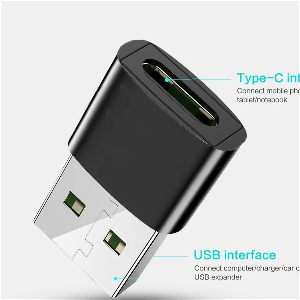 type-C female to usb male adapter USB revolution type-C female seat USBA revolution type-c female seat pd