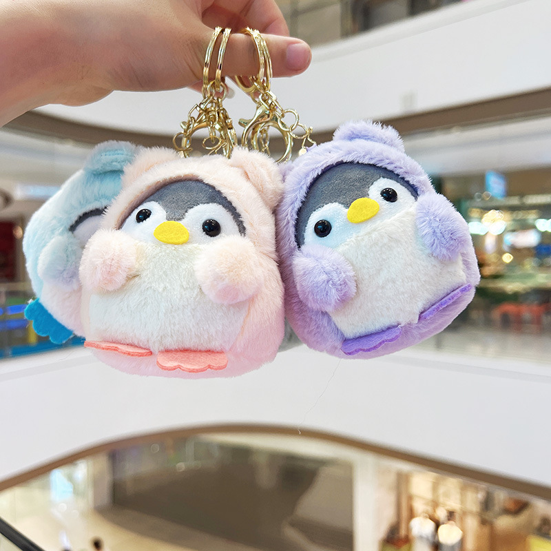 ぬいぐるみの赤ちゃんペンギンのペンダント人形機のキーホルダー|undefined