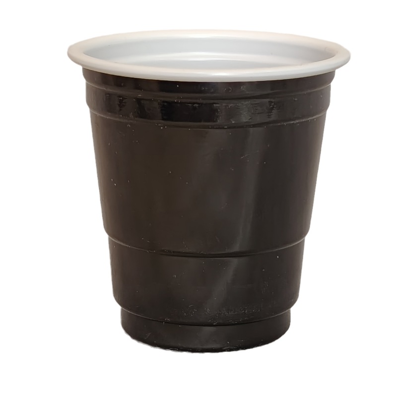 パーティー2色カップps58 ml 2oz使い捨てプラスチックコーヒーカップパーティーカップはロゴを印刷できます|undefined