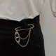 Double Series Brooch: Handcuffs