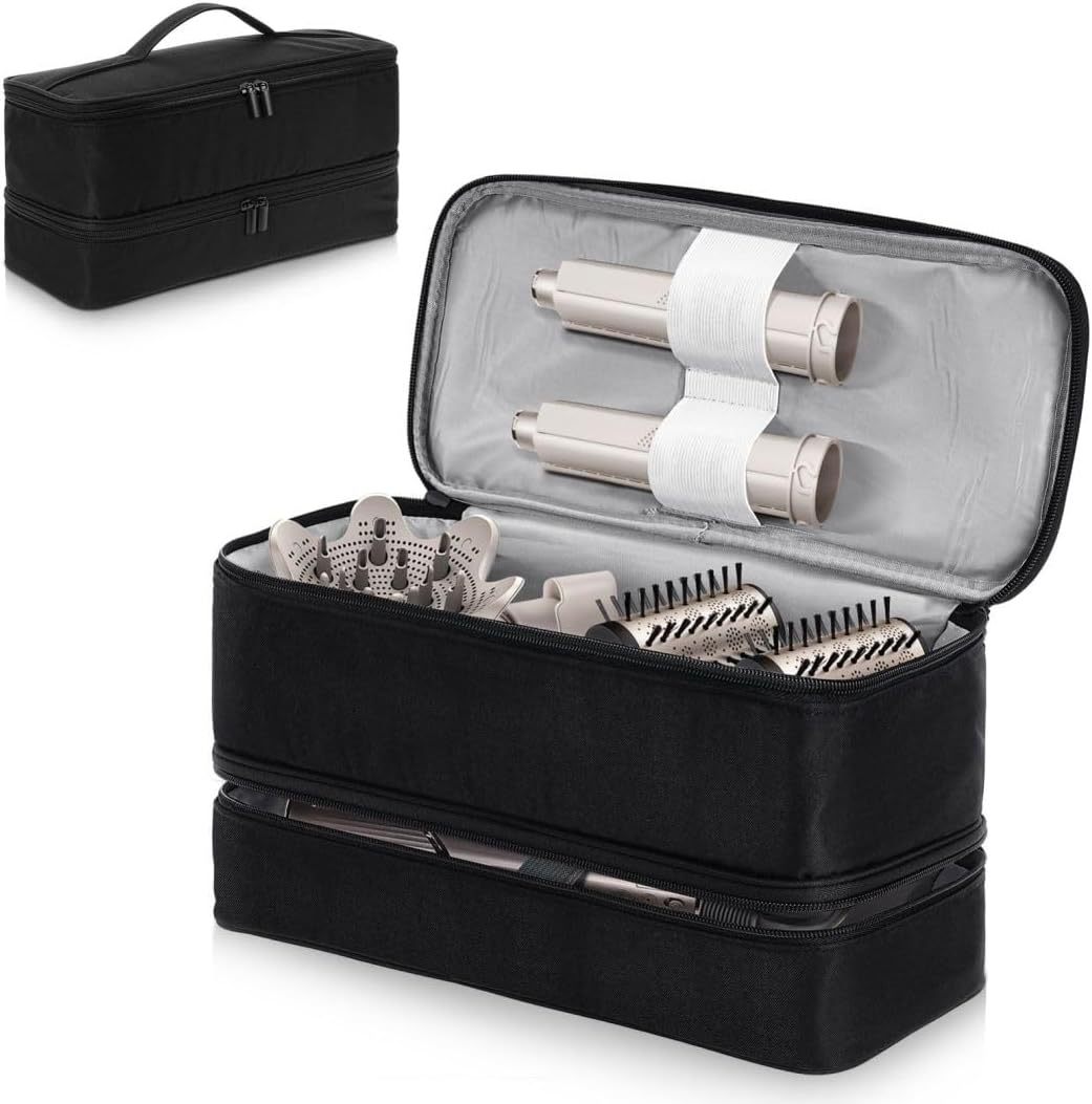 Amazon new Shark Flexstyle Ideashop double layer suitcase curling iron tool bag