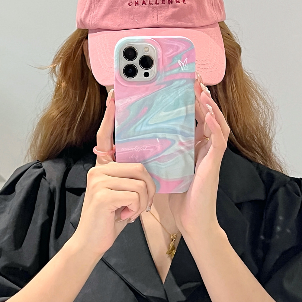 Vimi-Dye Wrinkle Pattern Ink for iPhone16promax Apple 13 Mobile Phone Case Three-Dimensional Skin Feeling 12 Water Sticker 11
