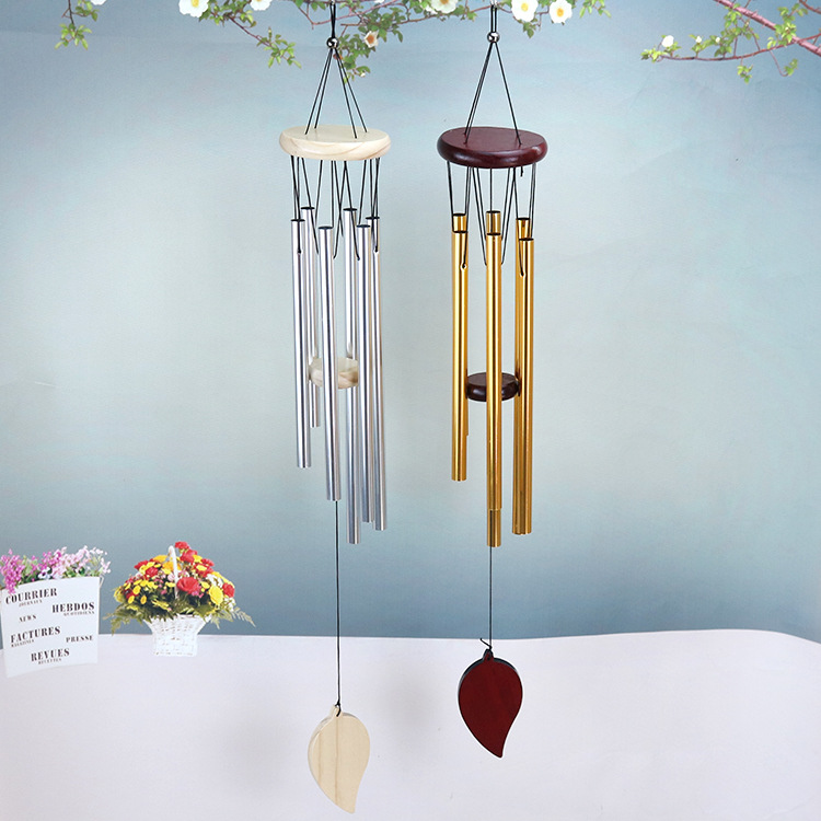 Creative metal wind chime 6 tube wind chime Garden wind chime home balcony door frame hanging gifts gift manufacturers wholesale