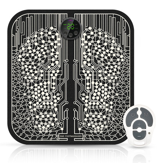 Remote control EMS massage foot pad pulse physiotherapy foot pad micro current foot foot massager home automatic