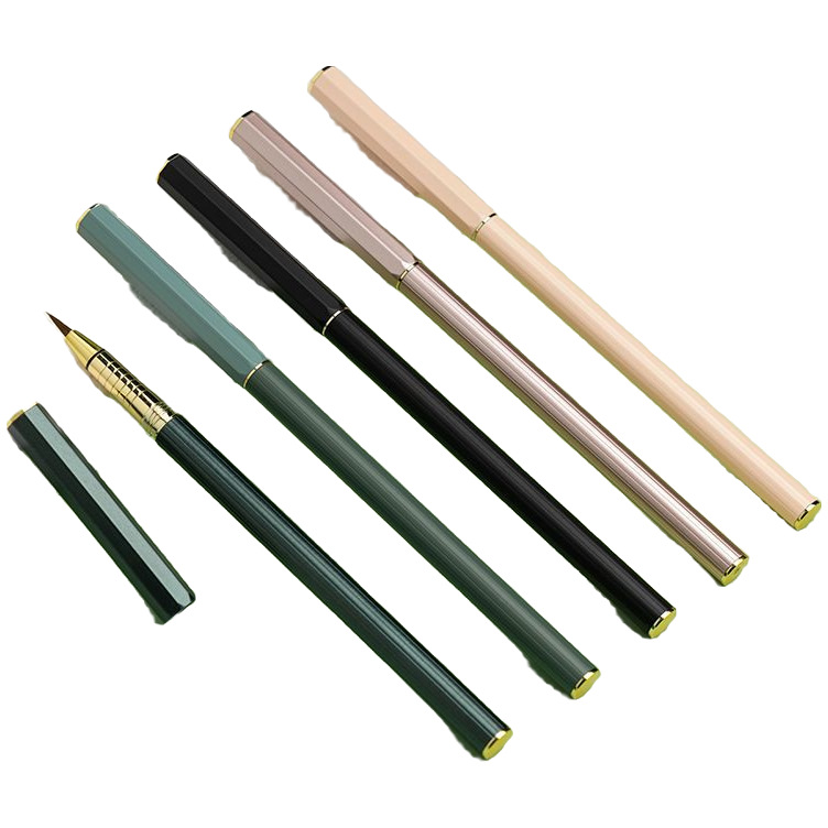 Morandi new pen writing brush small regular script calligraphy pen portable ink-adding writing brush soft pen beauty pen