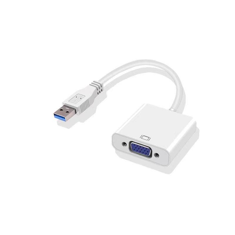 usb to vga Converter Computer to Monitor Expansion Screen Adapter Notebook to VGA Cross-border Exclusive