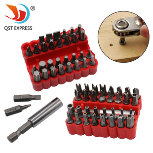 33-piece solid hollow electric screwdriver batch head set charging drill batch head special-shaped screwdriver head screwdriver