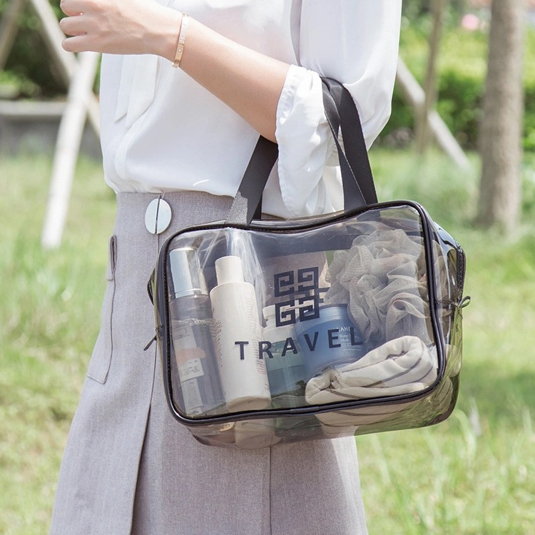 Transparent Cosmetic Bag PVC Toiletry Bag Travel Toiletry suit Storage Bag Waterproof Toiletry Bag Storage Bag Cosmetic Bag