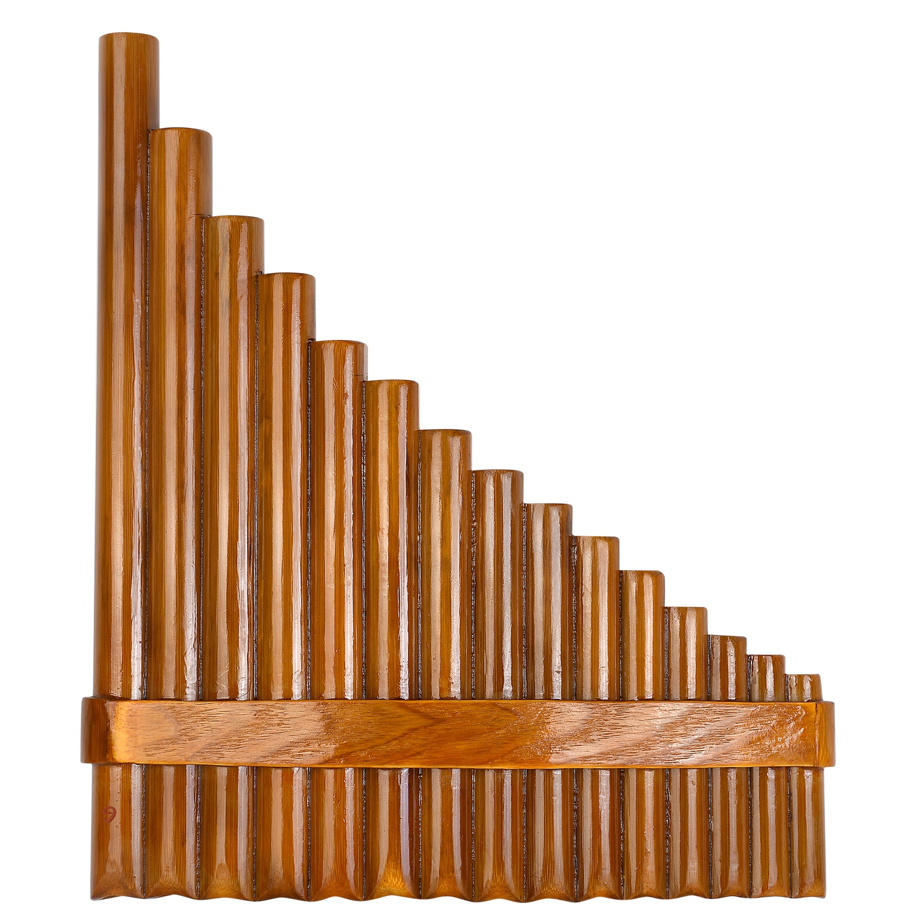 Muspor 15-tube G-tuned bamboo Pan Flute (with hoop)