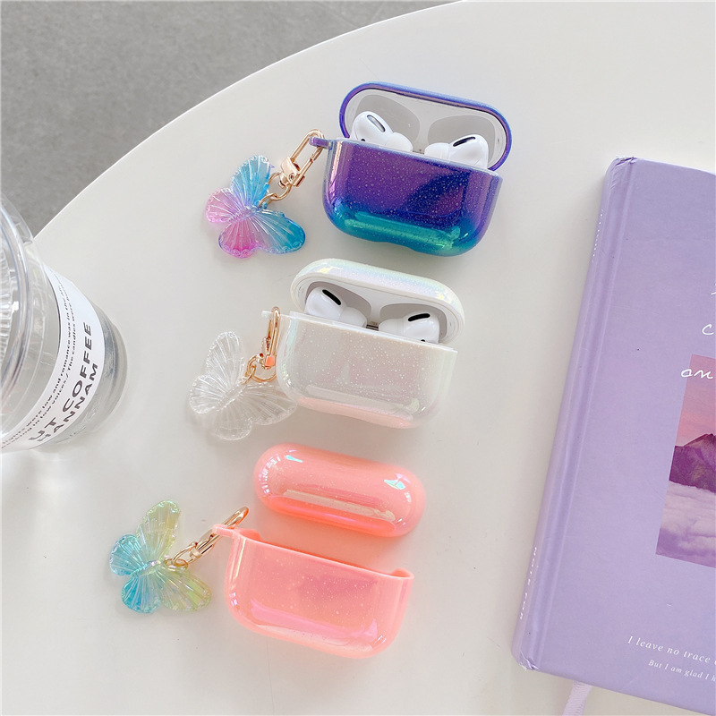 個性pc硬殼耳機套適用蘋果AirPods Pro藍牙耳機殼AirPods創意掛件