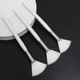 White rod white hair fan brush (OPP single independent packaging)