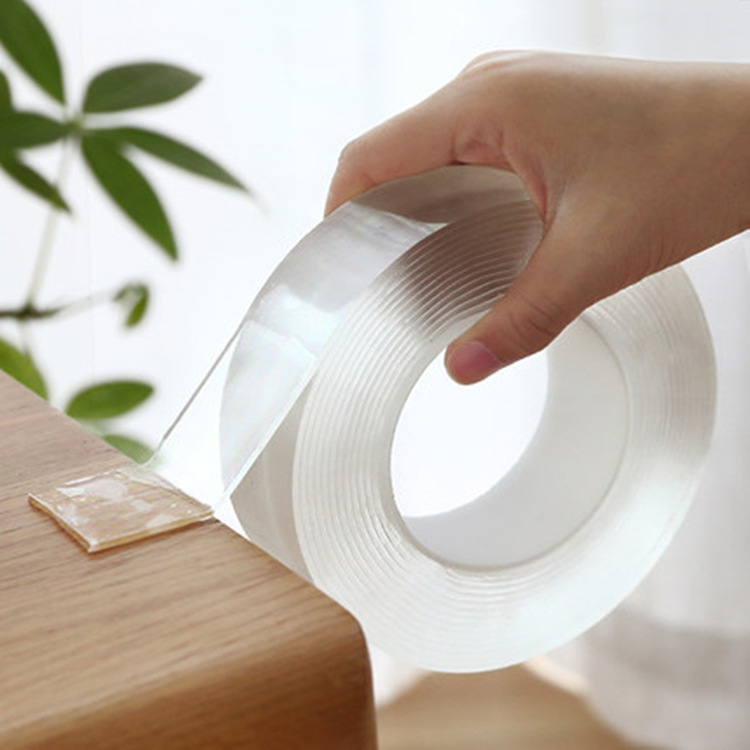 Hot selling Nano adsorption film ten thousand times nano seamless magic tape Waterproof high temperature resistant double-sided tape manufacturers