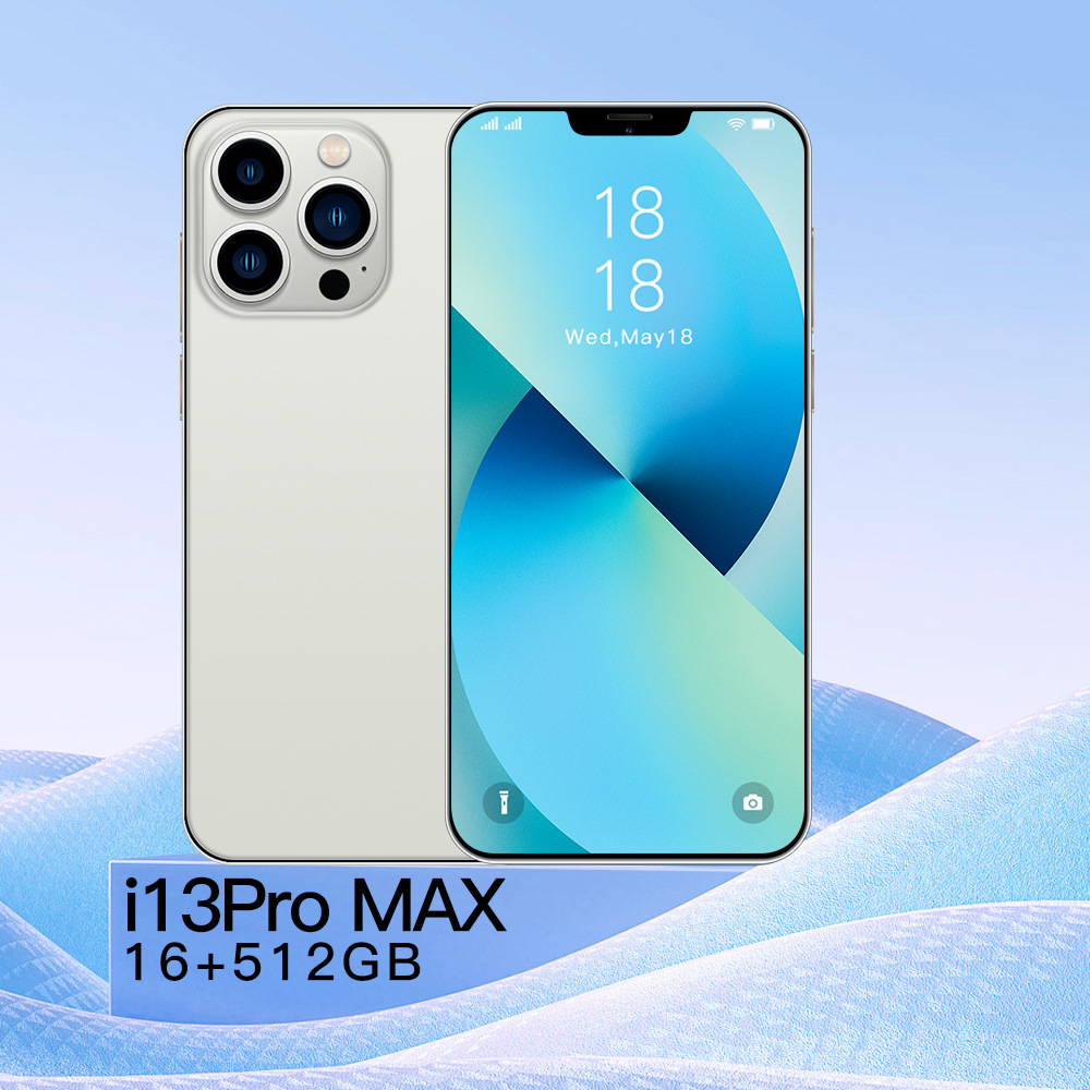 Cross-border in stock phone i13 pro Max large screen foreign trade Android 16 512G smartphone manufacturers wholesale