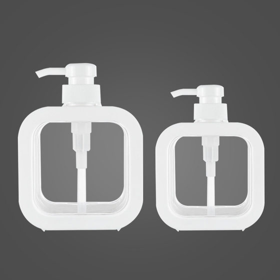 New transparent sub-bottling bathroom hand sanitizer sub-bottling plastic press bottle visual emulsion sub-bottling empty bottle