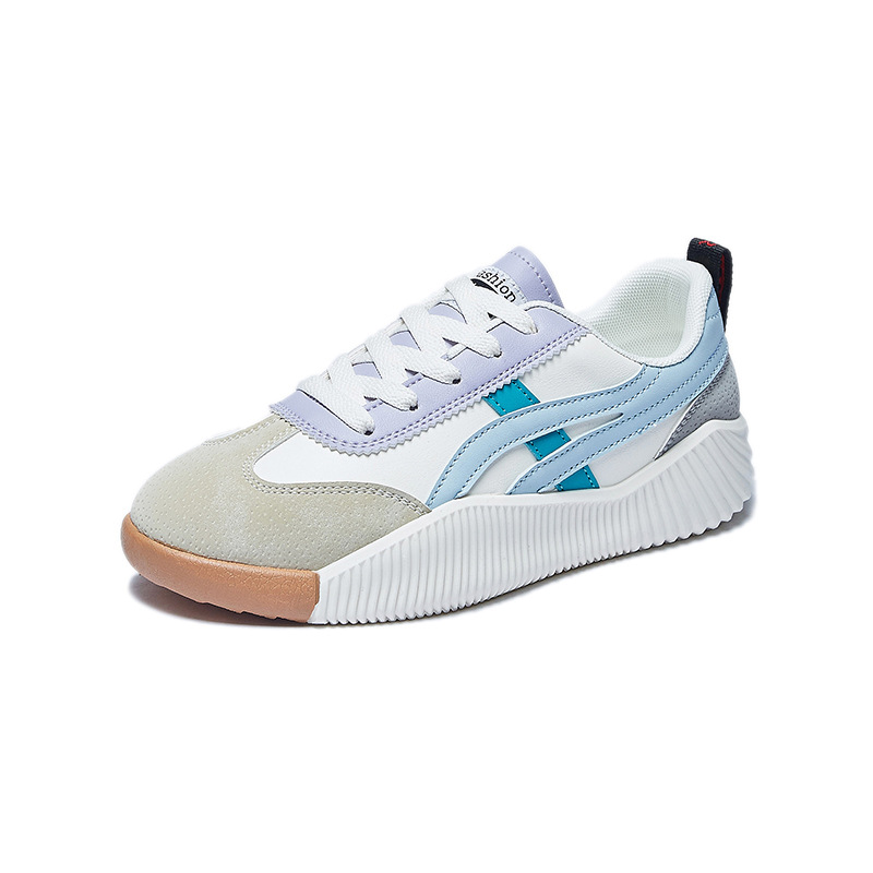 Ins Korean Style White Shoes Women's 2024 Spring New All-match Student Board Shoes Elevated Platform Shoes Casual Shoes CQ-36