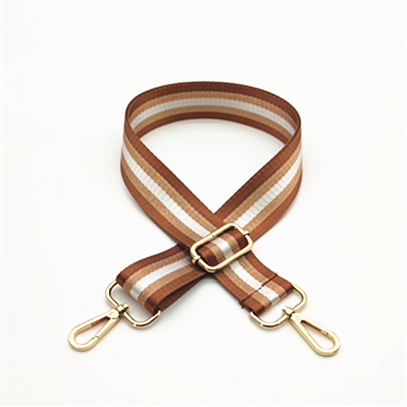 New Bright Line Gold Line Bag Clothing Accessories Shoulder Strap Adjustable Shoulder Crossbody Women's Bag Replacement Decorative Long Shoulder Strap
